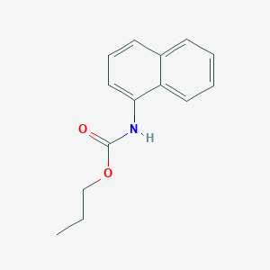 molecular formula C14H15NO2 B7771520 propyl N-naphthalen-1-ylcarbamate 