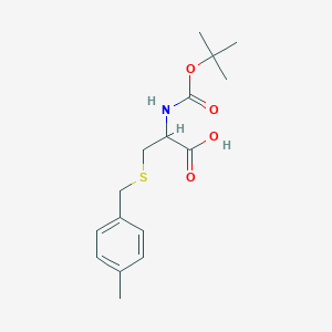 molecular formula C16H23NO4S B7771562 N-(tert-butoxycarbonyl)-S-(4-methylbenzyl)cysteine 
