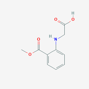 [2-(Methoxycarbonyl)anilino]acetic acid