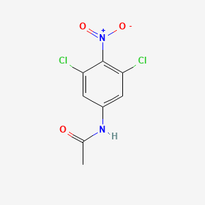 molecular formula C8H6Cl2N2O3 B7771805 N-(3,5-dichloro-4-nitrophenyl)acetamide CAS No. 5942-05-2