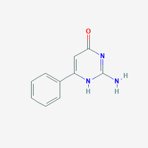 molecular formula C10H9N3O B7771929 2-amino-6-phenyl-1H-pyrimidin-4-one 