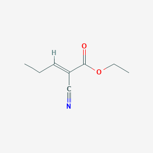 molecular formula C8H11NO2 B7771951 ethyl (E)-2-cyanopent-2-enoate 
