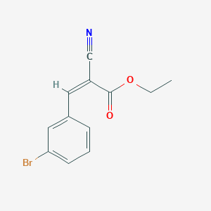 ethyl (2Z)-3-(3-bromophenyl)-2-cyanoprop-2-enoate