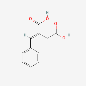 molecular formula C11H10O4 B7772026 2-Benzylidenesuccinic acid 