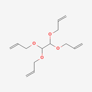 molecular formula C14H22O4 B7772067 Glyoxal bis(diallyl acetal) CAS No. 29895-12-3