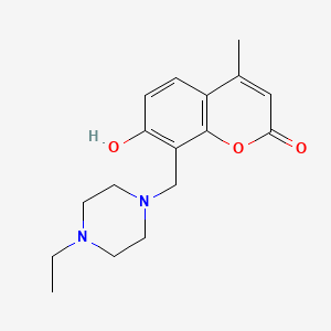 8-[(4-ethylpiperazin-1-yl)methyl]-7-hydroxy-4-methyl-2H-chromen-2-one