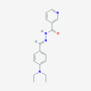 molecular formula C17H20N4O B7772312 Nicotinic acid (4-diethylamino-benzylidene)-hydrazide 
