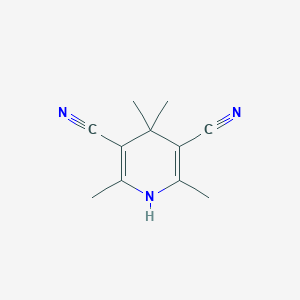 2,4,4,6-Tetramethyl-1,4-dihydropyridine-3,5-dicarbonitrile