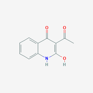 molecular formula C11H9NO3 B7772381 3-acetyl-2-hydroxy-1H-quinolin-4-one 