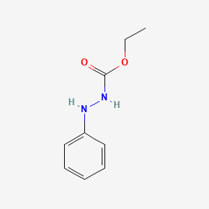 molecular formula C9H12N2O2 B7772396 Ethyl 2-phenylhydrazinecarboxylate CAS No. 6233-02-9