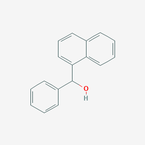 molecular formula C17H14O B7772423 naphthalen-1-yl(phenyl)methanol CAS No. 642-28-4