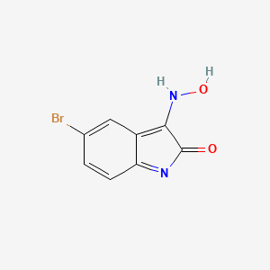 molecular formula C8H5BrN2O2 B7772501 5-bromo-3-(hydroxyamino)indol-2-one 