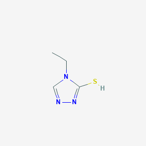 molecular formula C4H7N3S B7772538 4-ethyl-1,2,4-triazole-3-thiol 