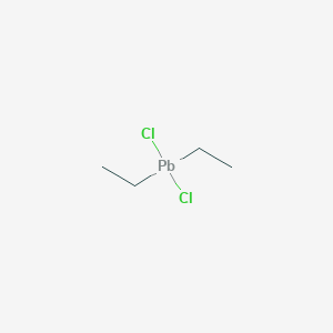 molecular formula C4H10Cl2Pb B077727 DICHLORODIETHYLLEAD CAS No. 13231-90-8
