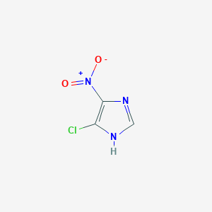 molecular formula C3H2ClN3O2 B7773053 5-chloro-4-nitro-1H-imidazole 