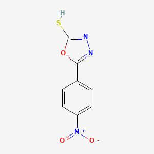 molecular formula C8H5N3O3S B7773284 5-(4-nitrophenyl)-1,3,4-oxadiazole-2-thiol 