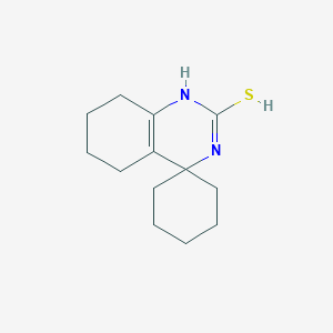 molecular formula C13H20N2S B7773296 spiro[5,6,7,8-tetrahydro-1H-quinazoline-4,1'-cyclohexane]-2-thiol 