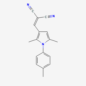 2-(2,5-Dimethyl-1-p-tolyl-1H-pyrrol-3-ylmethylene)-malononitrile