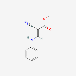 Ethyl 2-cyano-3-[(4-methylphenyl)amino]prop-2-enoate
