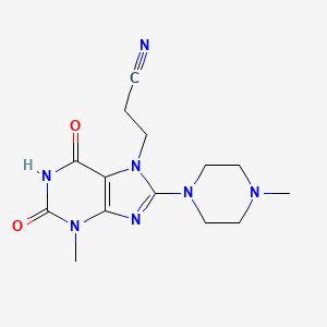 molecular formula C14H19N7O2 B7773426 MFCD01877903 