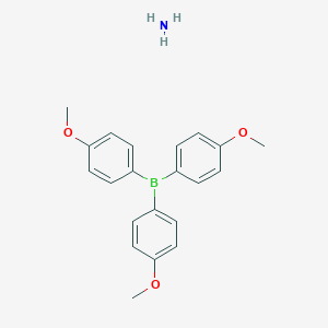 molecular formula C21H24BNO3 B077735 Tris(4-methoxyphenyl)borane ammonia complex CAS No. 13549-38-7