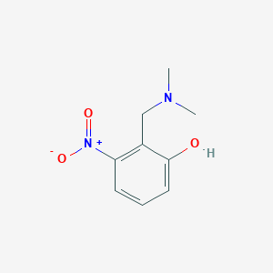 molecular formula C9H12N2O3 B7773529 2-[(Dimethylamino)methyl]-3-nitrophenol 