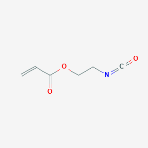 molecular formula C6H7NO3 B077736 2-丙烯酸，2-异氰酸乙酯 CAS No. 13641-96-8