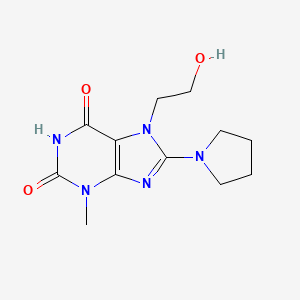 molecular formula C12H17N5O3 B7773754 MFCD03933730 CAS No. 476481-40-0