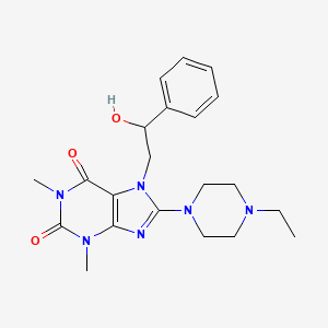 molecular formula C21H28N6O3 B7773851 MFCD05689899 