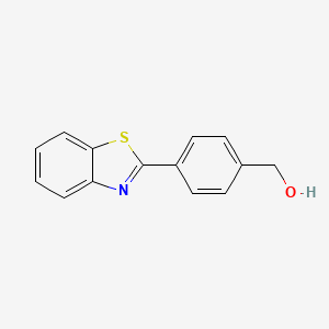 molecular formula C14H11NOS B7774220 (4-(Benzo[d]thiazol-2-yl)phenyl)methanol 