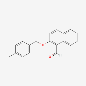 molecular formula C19H16O2 B7774241 2-[(4-Methylphenyl)methoxy]naphthalene-1-carbaldehyde 