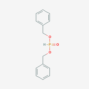 molecular formula C14H15O3P B7774290 Phenylmethoxyphosphonoyloxymethylbenzene 