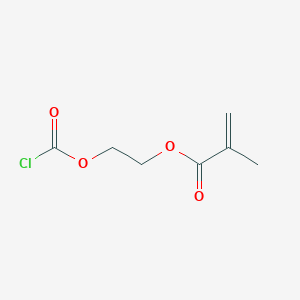 molecular formula C7H9ClO4 B077743 2-Methacryloyloxyethyl chloroformate CAS No. 13695-27-7