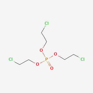 molecular formula C6H12Cl3O4P<br>C6H12Cl3O4P<br>(ClCH2CH2O)3PO B7774406 Antiblaze 100 CAS No. 68411-66-5