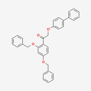 molecular formula C34H28O4 B7774575 MFCD02957920 