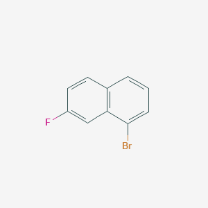 molecular formula C10H6BrF B077747 1-Bromo-7-fluoronaphthalene CAS No. 13790-91-5