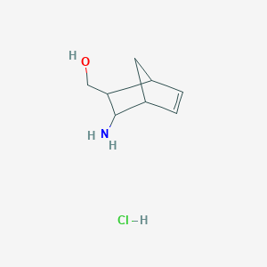 molecular formula C8H14ClNO B7774762 diendo-(3-Amino-bicyclo[2.2.1]hept-5-en-2-yl)-methanol hydrochloride 