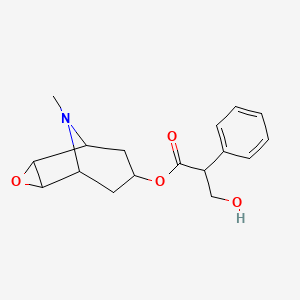 molecular formula C17H21NO4 B7775094 (-)-Scopolamine CAS No. 475199-31-6