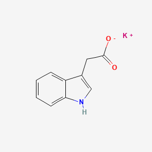 molecular formula C10H8KNO2 B7775329 potassium;2-(1H-indol-3-yl)acetate 