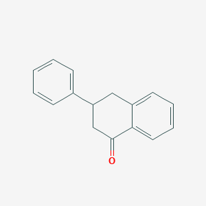 molecular formula C16H14O B077754 3-phenyl-3,4-dihydro-2H-naphthalen-1-one CAS No. 14944-26-4