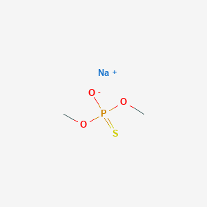 molecular formula C2H6NaO3PS B7775453 Sodium;dimethoxy-oxido-sulfanylidene-lambda5-phosphane 