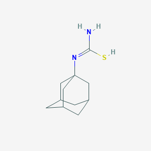 molecular formula C11H18N2S B7775690 N'-(1-adamantyl)carbamimidothioic acid 