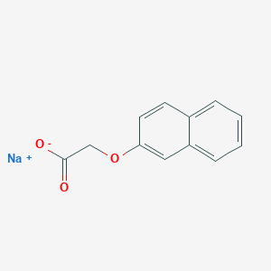 molecular formula C12H9NaO3 B7775722 sodium;2-naphthalen-2-yloxyacetate 