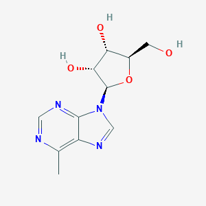 (2R,3S,4R,5R)-2-(Hydroxymethyl)-5-(6-methyl-9H-purin-9-yl)tetrahydrofuran-3,4-diol