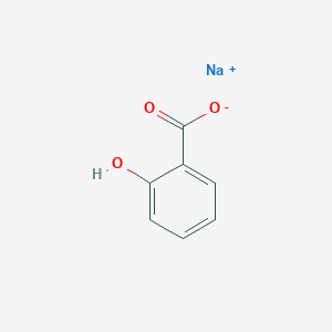 molecular formula C7H5NaO3 B7776157 sodium;2-hydroxybenzoate 