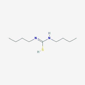 molecular formula C9H20N2S B7776227 N,N'-dibutylcarbamimidothioic acid 