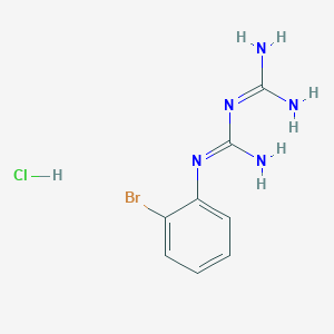 N-(2-Bromophenyl)-1-carbamimidamidomethanimidamide hydrochloride