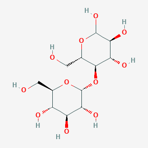 molecular formula C12H22O11 B7776255 4-O-alpha-D-glucopyranosyl-L-glucopyranose 