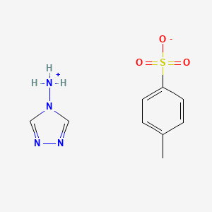 molecular formula C9H12N4O3S B7776297 4-methylbenzenesulfonate;1,2,4-triazol-4-ylazanium 