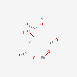 6-Hydroxy-4,8-dioxo-1,3,2lambda~2~-dioxaplumbocane-6-carboxylic acid